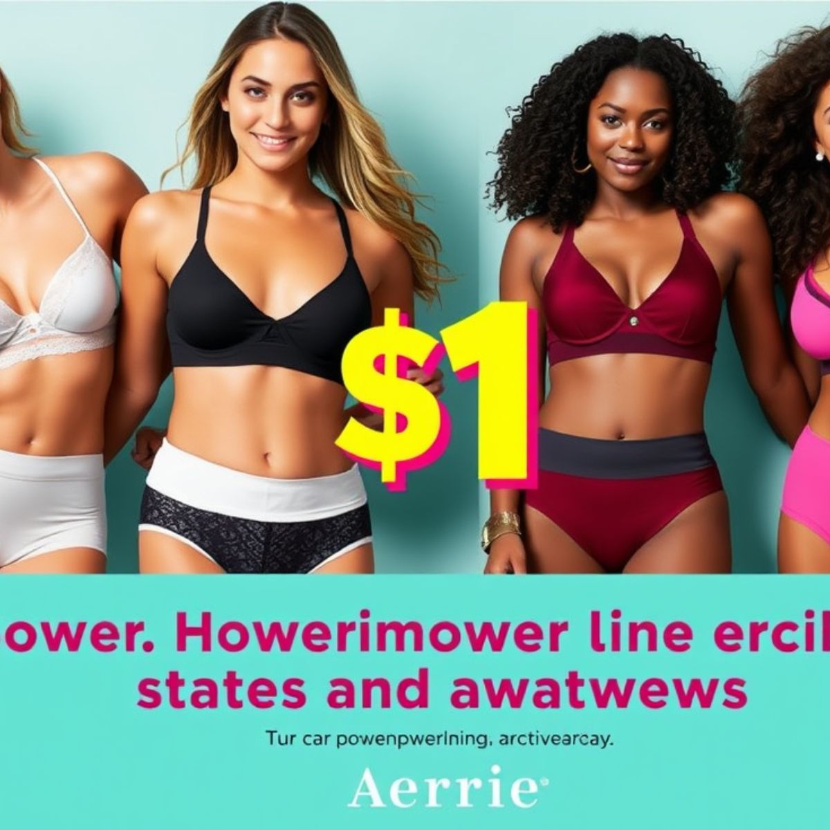 Empowering Lingerie and Activewear by Aerie for Just $1
